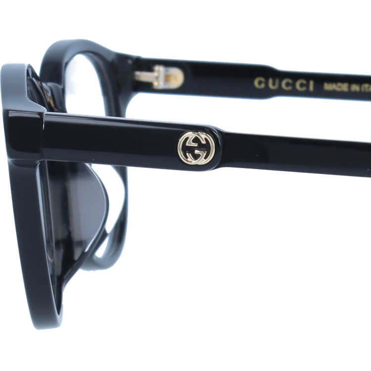 グッチ メガネフレーム 伊達メガネ アジアンフィット GUCCI GG0556OJ 001 47サイズ ウェリントン ユニセックス メンズ レディース イタリア製 インターロッキングG