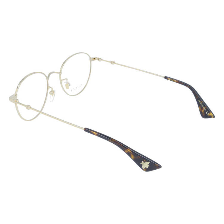 グッチ メガネフレーム 伊達メガネ GUCCI GG0607OK 001 50サイズ ボストン ユニセックス メンズ レディース 日本製 インターロッキングG ビー(蜂)
