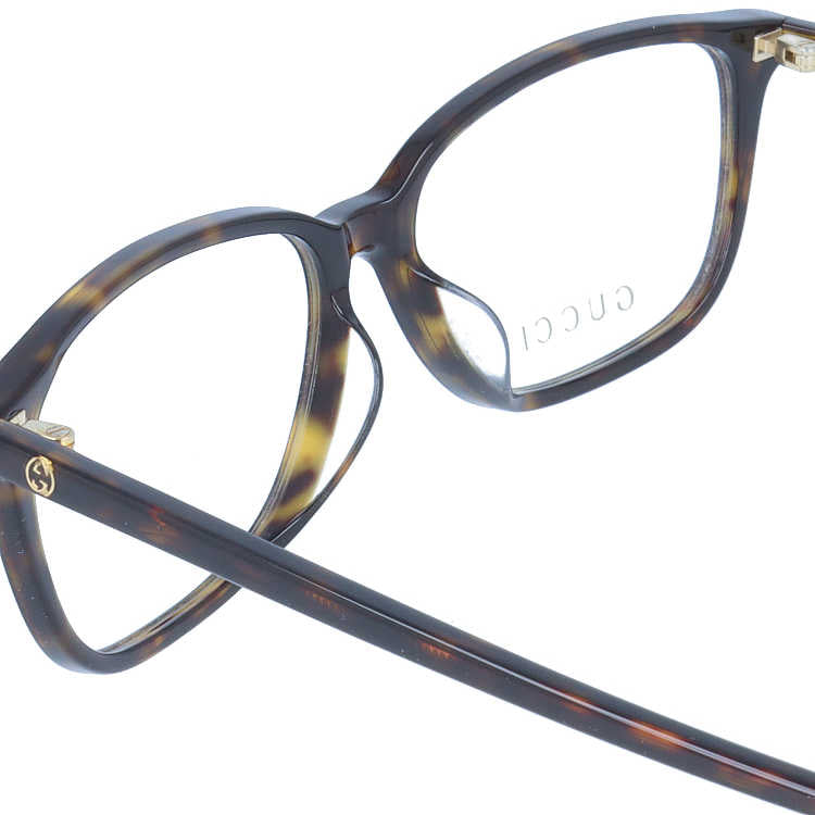 グッチ メガネフレーム 伊達メガネ アジアンフィット GUCCI GG0757OA 002 54サイズ スクエア ユニセックス メンズ レディース イタリア製 インターロッキングG