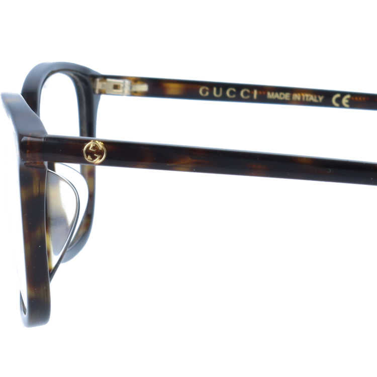 グッチ メガネフレーム 伊達メガネ アジアンフィット GUCCI GG0757OA 002 54サイズ スクエア ユニセックス メンズ レディース イタリア製 インターロッキングG