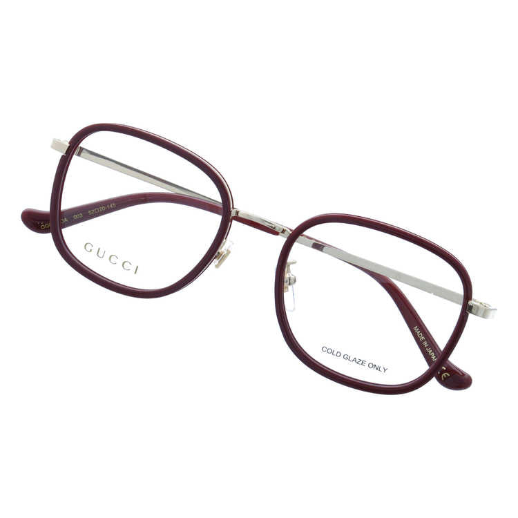 グッチ メガネフレーム 伊達メガネ GUCCI GG0955OA 003 52サイズ スクエア ユニセックス メンズ レディース 日本製