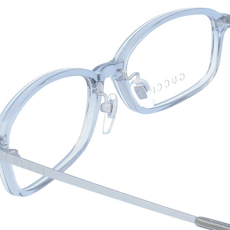 グッチ メガネフレーム 伊達メガネ GUCCI GG1057OJ 002 55サイズ スクエア ユニセックス メンズ レディース 日本製