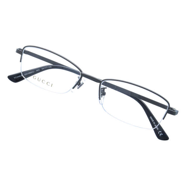 グッチ メガネフレーム 伊達メガネ GUCCI GG1060OJ 003 54サイズ スクエア ユニセックス メンズ レディース 日本製 シェリーライン