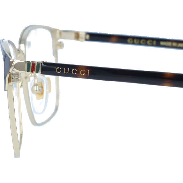 グッチ メガネフレーム 伊達メガネ GUCCI GG1124OA 002 55サイズ ウェリントン メンズ レディース シェリーライン ウェブライン 日本製