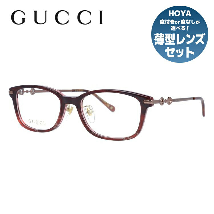 グッチ メガネフレーム 伊達メガネ GUCCI GG1129OJ 003 52サイズ レクタングル メンズ レディース ホースビット 日本製