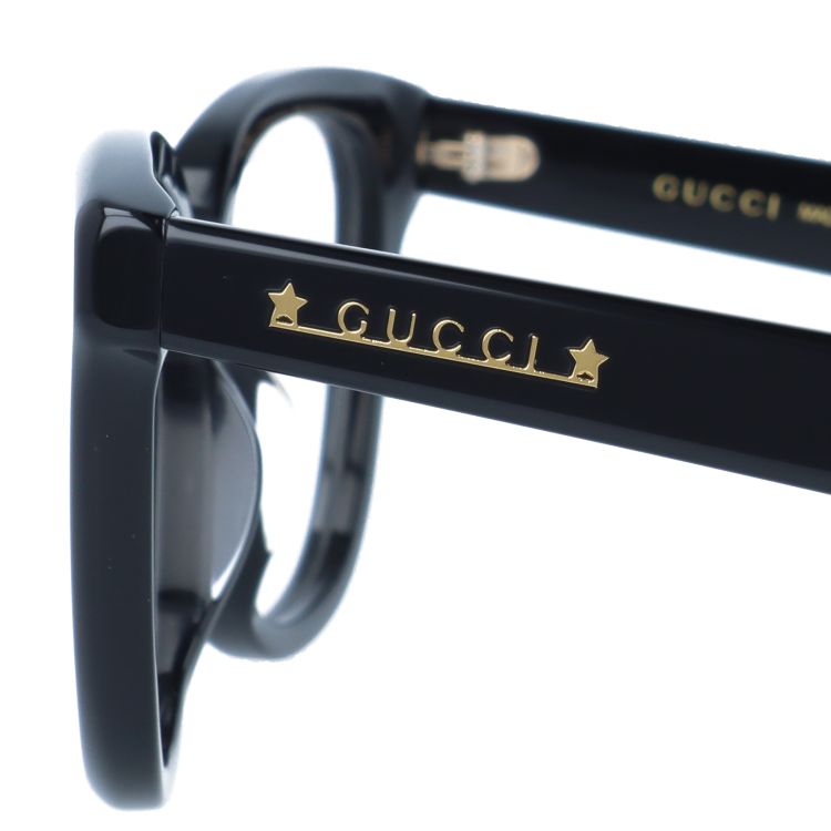 グッチ メガネフレーム 伊達メガネ アジアンフィット GUCCI GG1173OA 001 53サイズ ウェリントン型 ユニセックス メンズ レディース
