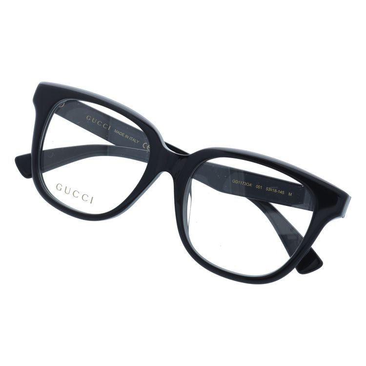 グッチ メガネフレーム 伊達メガネ アジアンフィット GUCCI GG1173OA 001 53サイズ ウェリントン型 ユニセックス メンズ レディース
