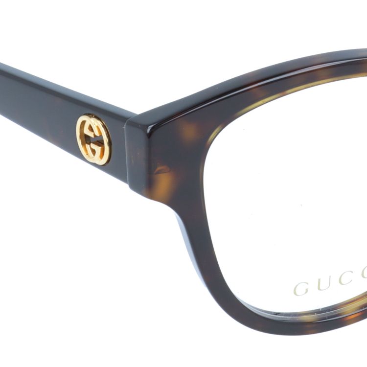 グッチ メガネフレーム インターロッキングG 伊達メガネ アジアンフィット GUCCI GG1260OA 002 52サイズ ボストン型 ユニセックス メンズ レディース