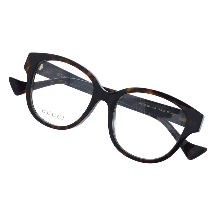 グッチ メガネフレーム インターロッキングG 伊達メガネ アジアンフィット GUCCI GG1260OA 002 52サイズ ボストン型 ユニセックス メンズ レディース