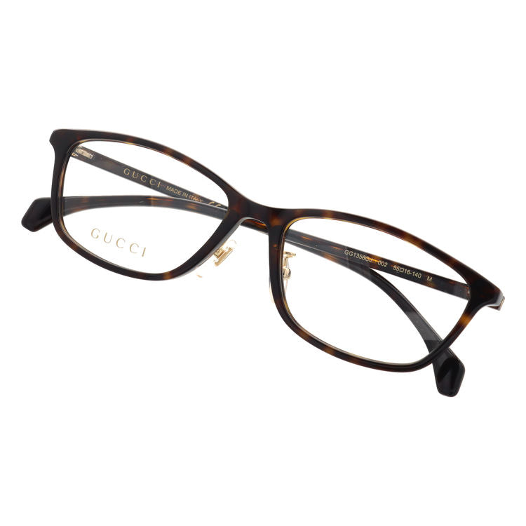 グッチ メガネフレーム 伊達メガネ アジアンフィット GUCCI GG1356OJ 002 55サイズ スクエア型 ユニセックス メンズ レディース