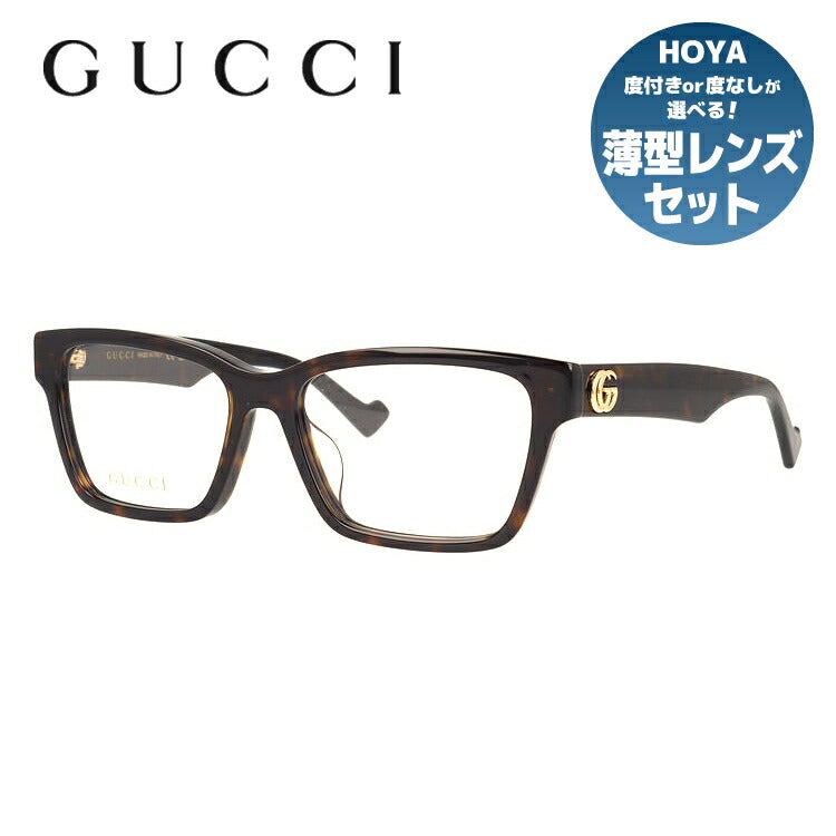 グッチ メガネフレーム 伊達メガネ アジアンフィット GUCCI GG1476OK 002 55サイズ スクエア型 ユニセックス メンズ レディース
