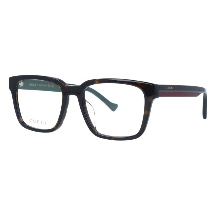グッチ メガネフレーム 伊達メガネ アジアンフィット(フルフィット) GUCCI GG1306OA 002 54サイズ スクエア型 ユニセックス メンズ レディース