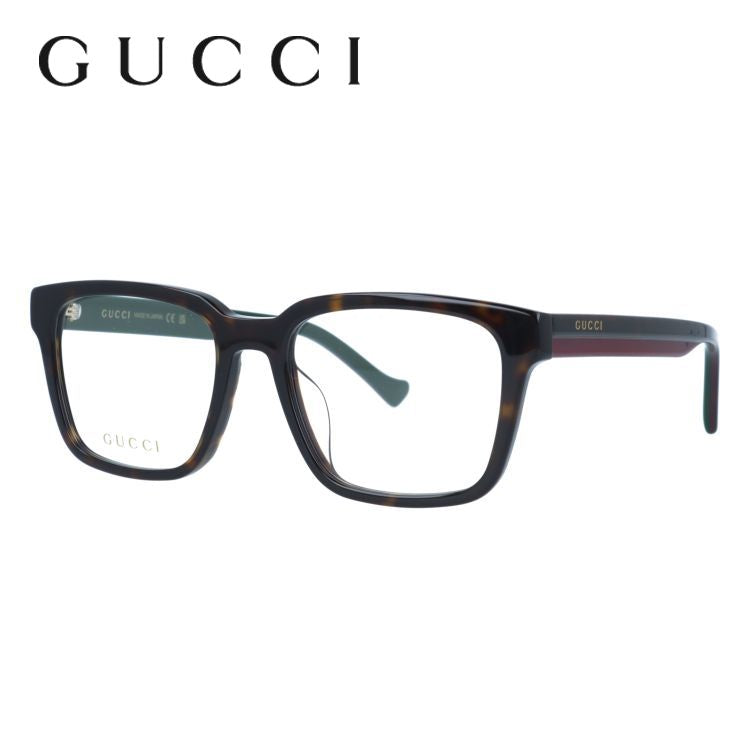 グッチ メガネフレーム 伊達メガネ アジアンフィット(フルフィット) GUCCI GG1306OA 002 54サイズ スクエア型 ユニセックス メンズ レディース