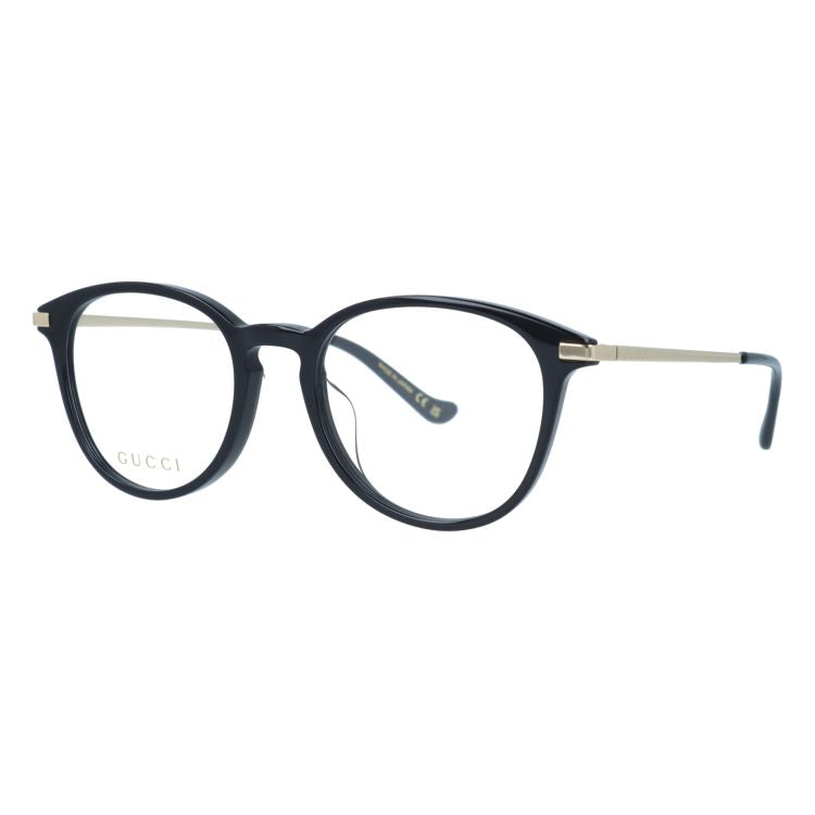 グッチ メガネフレーム 伊達メガネ アジアンフィット(フルフィット) GUCCI GG1466OA 001 51サイズ ボストン型 ユニセックス メンズ レディース