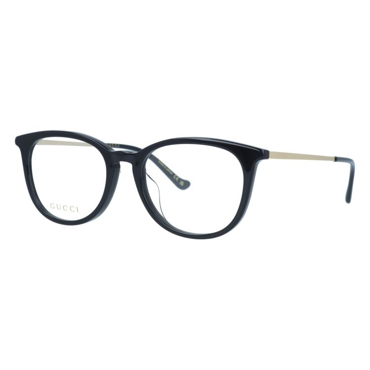 グッチ メガネフレーム 伊達メガネ アジアンフィット(フルフィット) GUCCI GG1468OA 001 52サイズ ウェリントン型 ユニセックス メンズ レディース