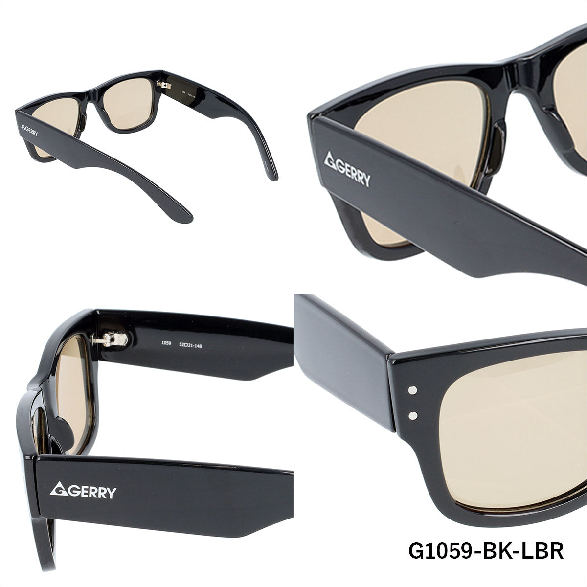 ジェリー 偏光サングラス アジアンフィット GERRY G1059 51サイズ 全4カラー ウェリントン型 ポラライズド 乱反射をカットしてクリアな視界へ ユニセックス メンズ レディース