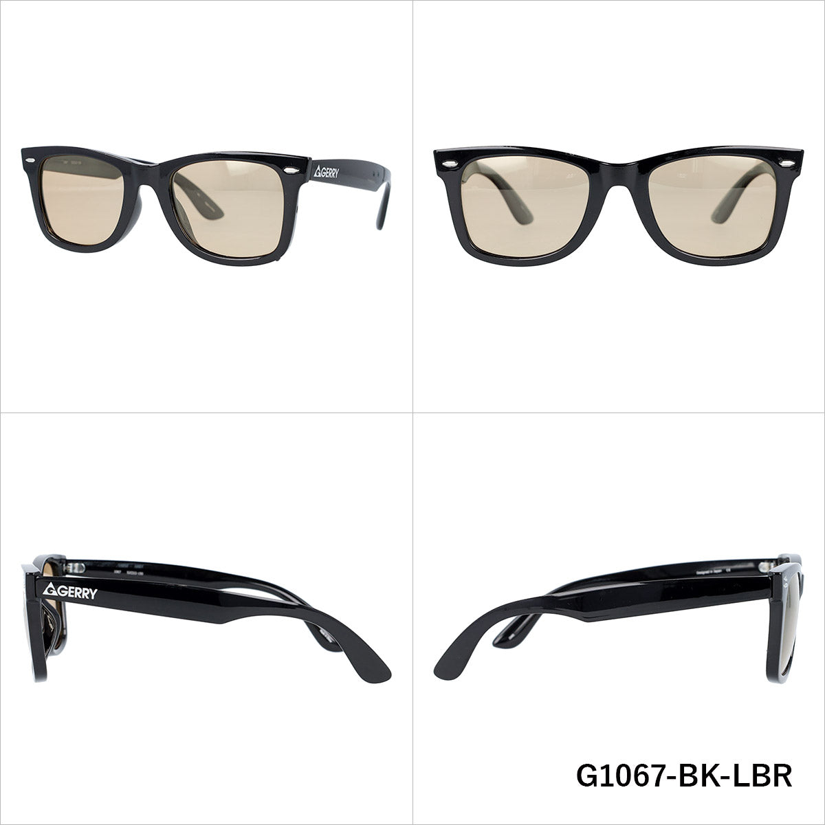 ジェリー 偏光サングラス アジアンフィット GERRY G1067 51サイズ 全4カラー ウェリントン型 ポラライズド 乱反射をカットしてクリアな視界へ ユニセックス メンズ レディース