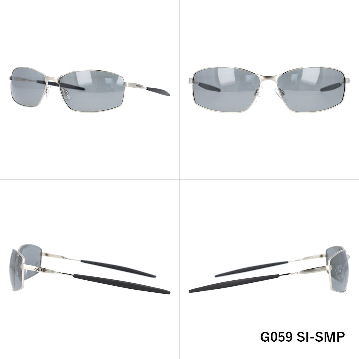 ジェリー 偏光サングラス GERRY G059 65サイズ 全4カラー スクエア型 ポラライズド 乱反射をカットしてクリアな視界へ ユニセックス メンズ レディース