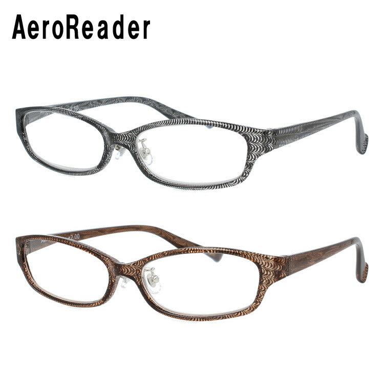 老眼鏡 シニアグラス リーディンググラス エアロリーダー AEROREADER GR11 全2カラー 55サイズ 度数+1.00?+3.50 オーバル ユニセックス メンズ レディース 父の日 母の日 ラッピング無料