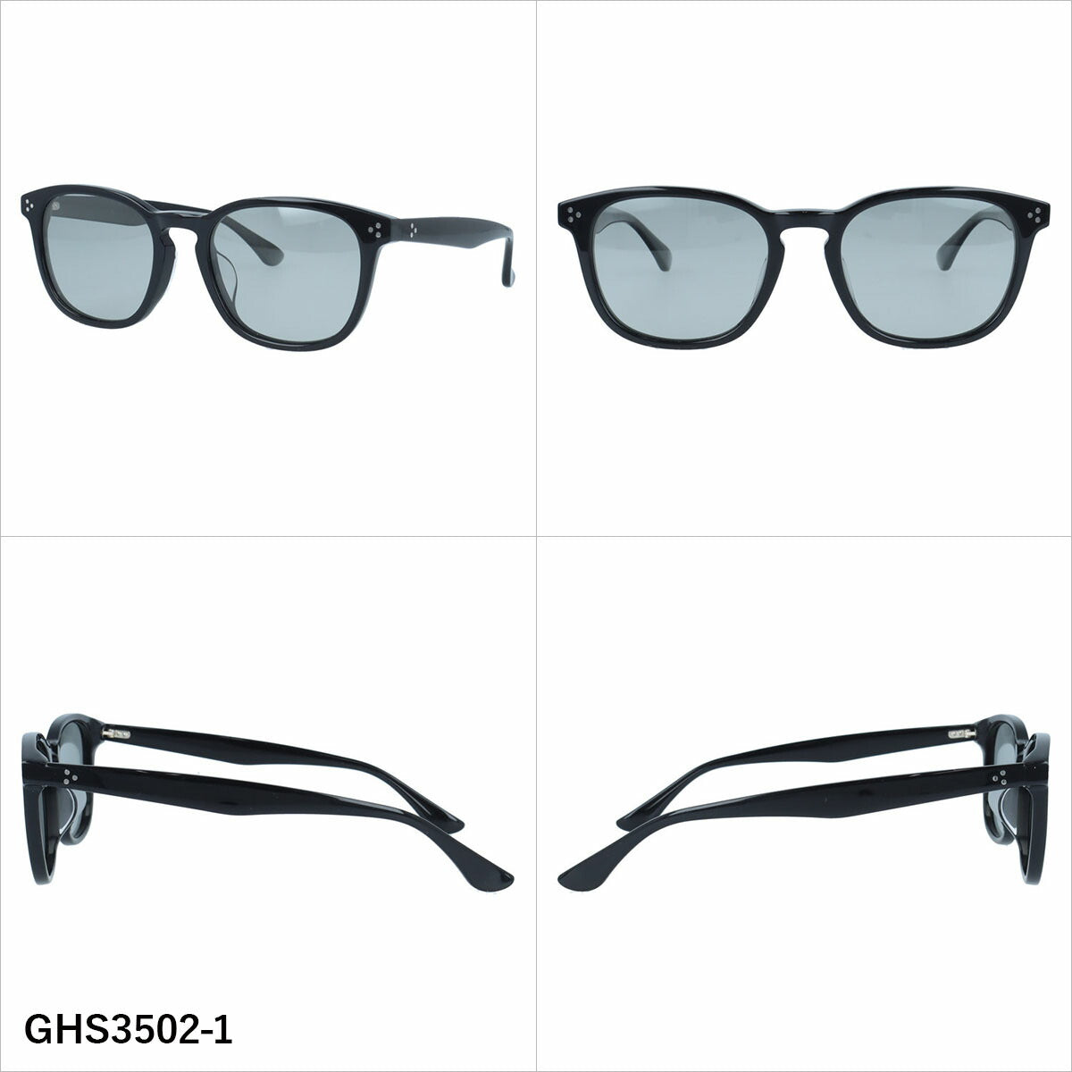 グラスハウス サングラス 偏光サングラス アジアンフィット GLASSES HOUSE GHS3502 53サイズ 全4カラー ウェリントン型 ポラライズド ユニセックス メンズ レディース