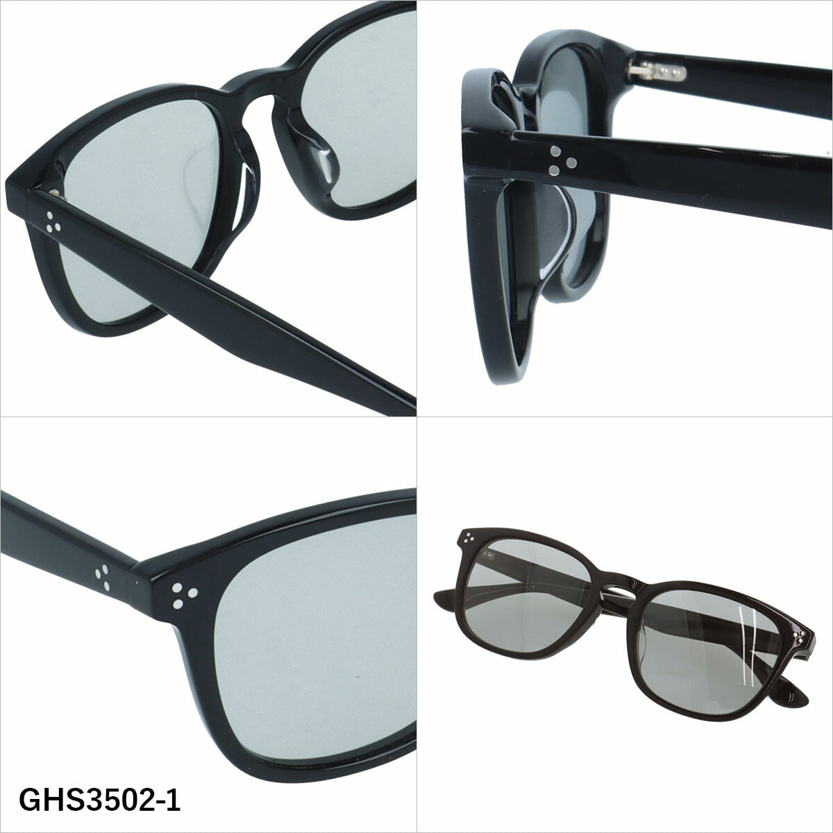 グラスハウス サングラス 偏光サングラス アジアンフィット GLASSES HOUSE GHS3502 53サイズ 全4カラー ウェリントン型 ポラライズド ユニセックス メンズ レディース