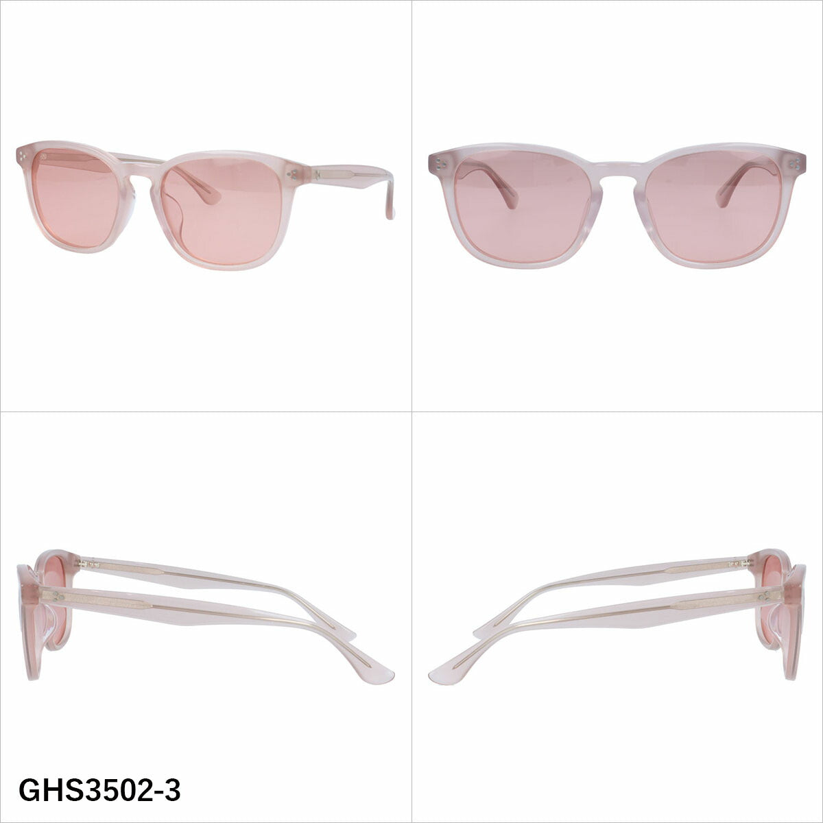 グラスハウス サングラス 偏光サングラス アジアンフィット GLASSES HOUSE GHS3502 53サイズ 全4カラー ウェリントン型 ポラライズド ユニセックス メンズ レディース