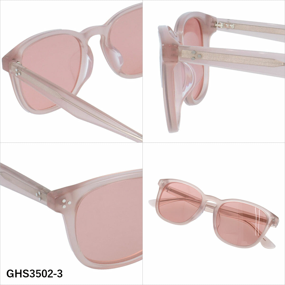 グラスハウス サングラス 偏光サングラス アジアンフィット GLASSES HOUSE GHS3502 53サイズ 全4カラー ウェリントン型 ポラライズド ユニセックス メンズ レディース