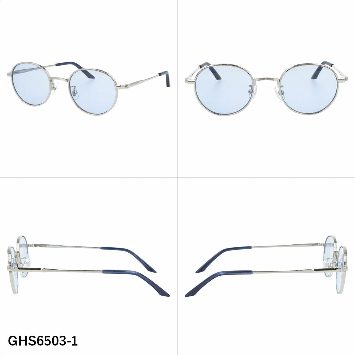 グラスハウス サングラス アジアンフィット(フルフィット) 調整可能ノーズパッド(クリングス) GLASSES HOUSE GHS6503 48サイズ 全3カラー ボストン型 ユニセックス メンズ レディース