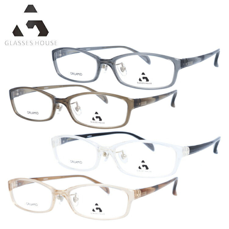 メガネ 眼鏡 度付き 度なし おしゃれ GLASSES HOUSE グラスハウス GH 3303 全4色 55サイズ オーバル型 メンズ レディース UVカット 紫外線 ブランド サングラス 伊達 ダテ|老眼鏡・PCレンズ・カラーレンズ・遠近両用対応可能 ラッピング無料