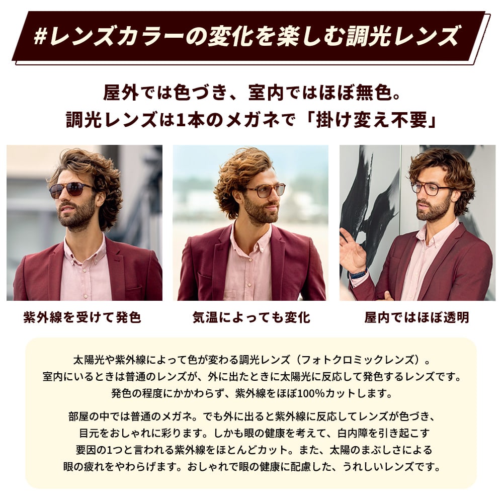 【度付き / 遠近 調光 カラーレンズ】HOYA 内面累進設計 屈折率1.60 SHC60 紫外線調光 センシティ2 SENSITY2 フォトクロミック Photochromic 度あり UVカット サングラス 眼鏡 メガネ レンズ交換費無料 他店フレーム交換対応|左右 2枚1組