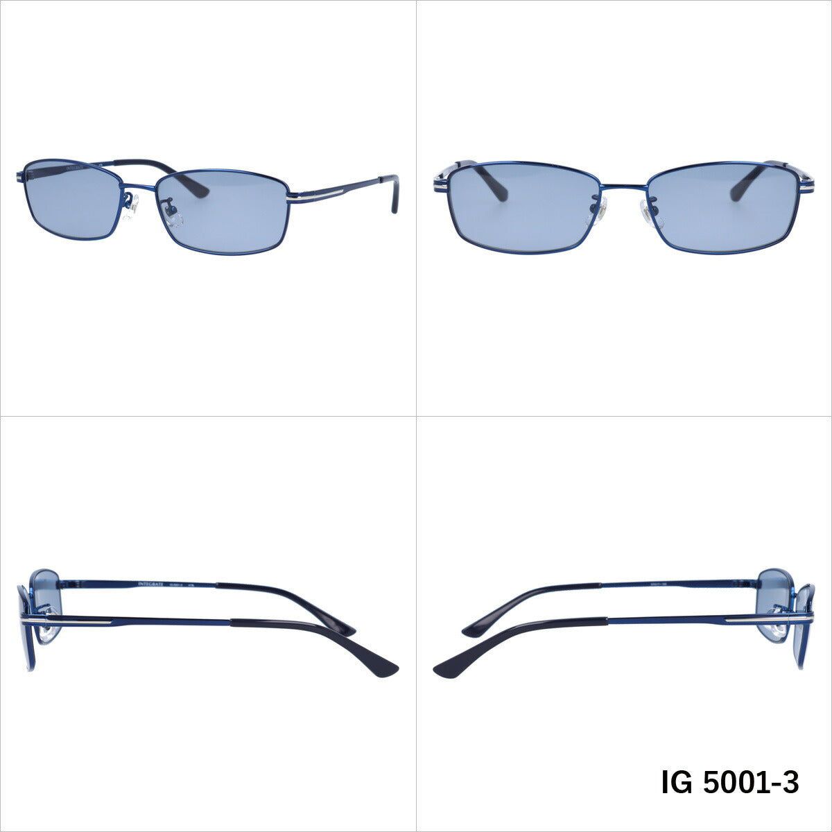 おしゃれ サングラス INTEGRATE インテグレート IG 5001 全3色 57サイズ アジアンフィット スクエア型 メンズ レディース UVカット 紫外線 対策 ブランド 眼鏡 メガネ アイウェア 人気 おすすめ ラッピング無料