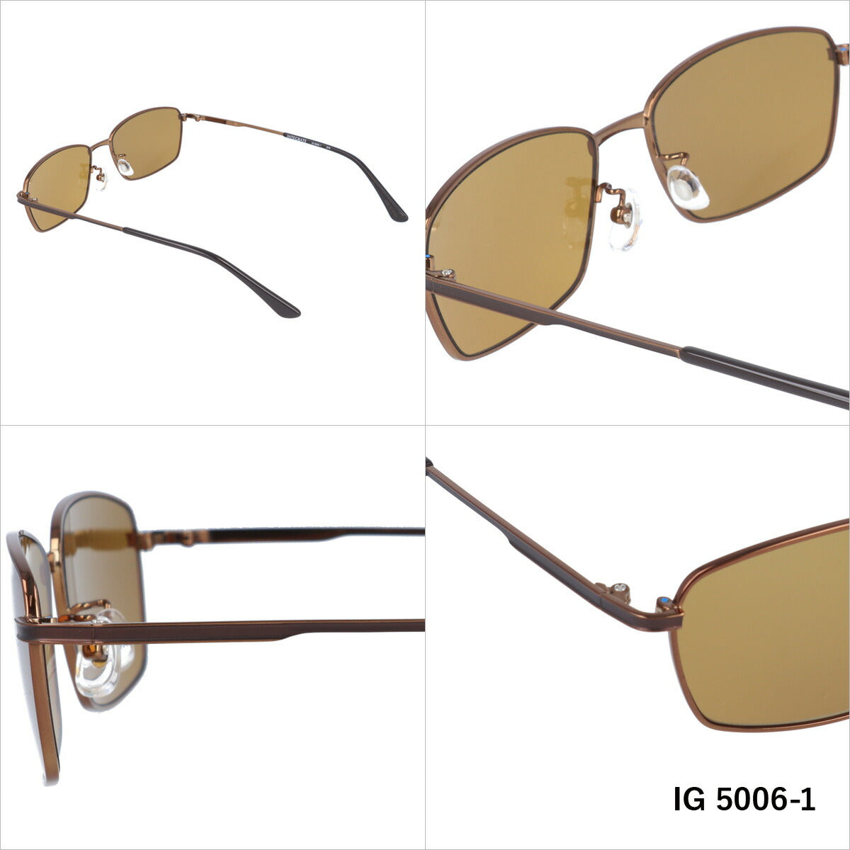 おしゃれ サングラス INTEGRATE インテグレート IG 5006 全3色 58サイズ アジアンフィット スクエア型 メンズ レディース UVカット 紫外線 対策 ブランド 眼鏡 メガネ アイウェア 人気 おすすめ ラッピング無料