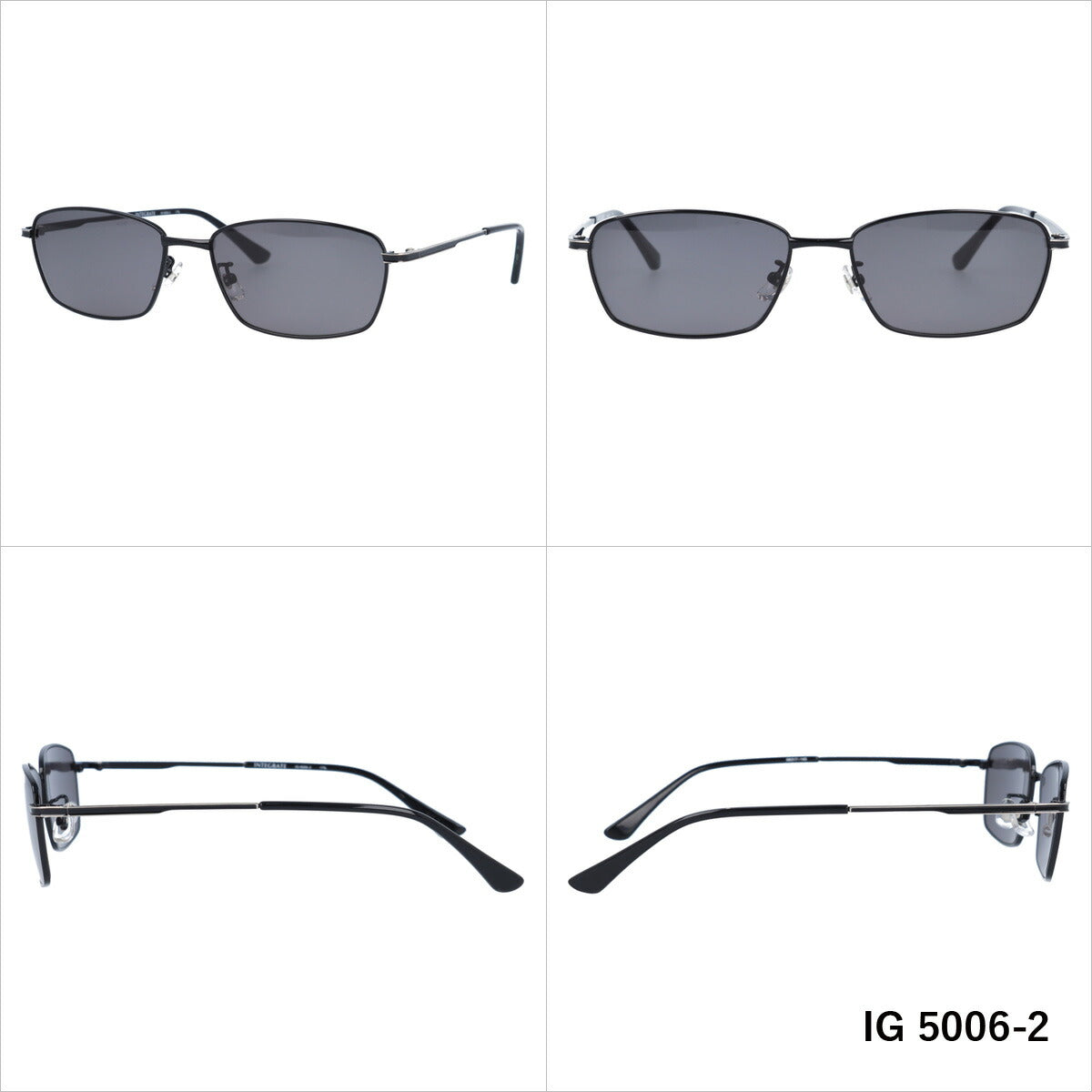おしゃれ サングラス INTEGRATE インテグレート IG 5006 全3色 58サイズ アジアンフィット スクエア型 メンズ レディース UVカット 紫外線 対策 ブランド 眼鏡 メガネ アイウェア 人気 おすすめ ラッピング無料