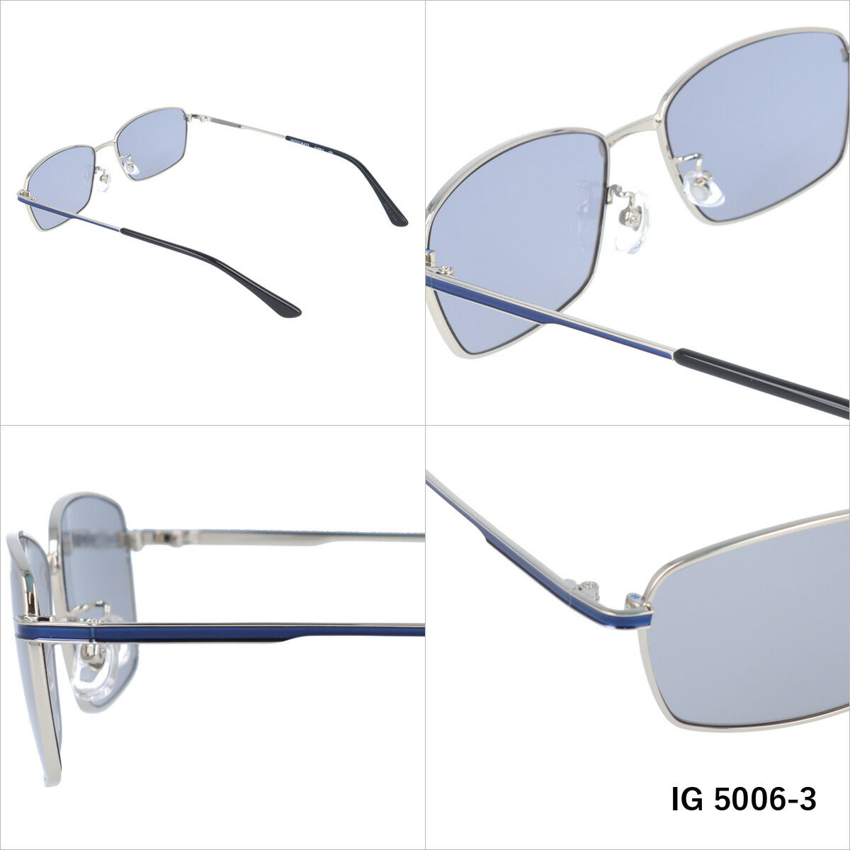 おしゃれ サングラス INTEGRATE インテグレート IG 5006 全3色 58サイズ アジアンフィット スクエア型 メンズ レディース UVカット 紫外線 対策 ブランド 眼鏡 メガネ アイウェア 人気 おすすめ ラッピング無料