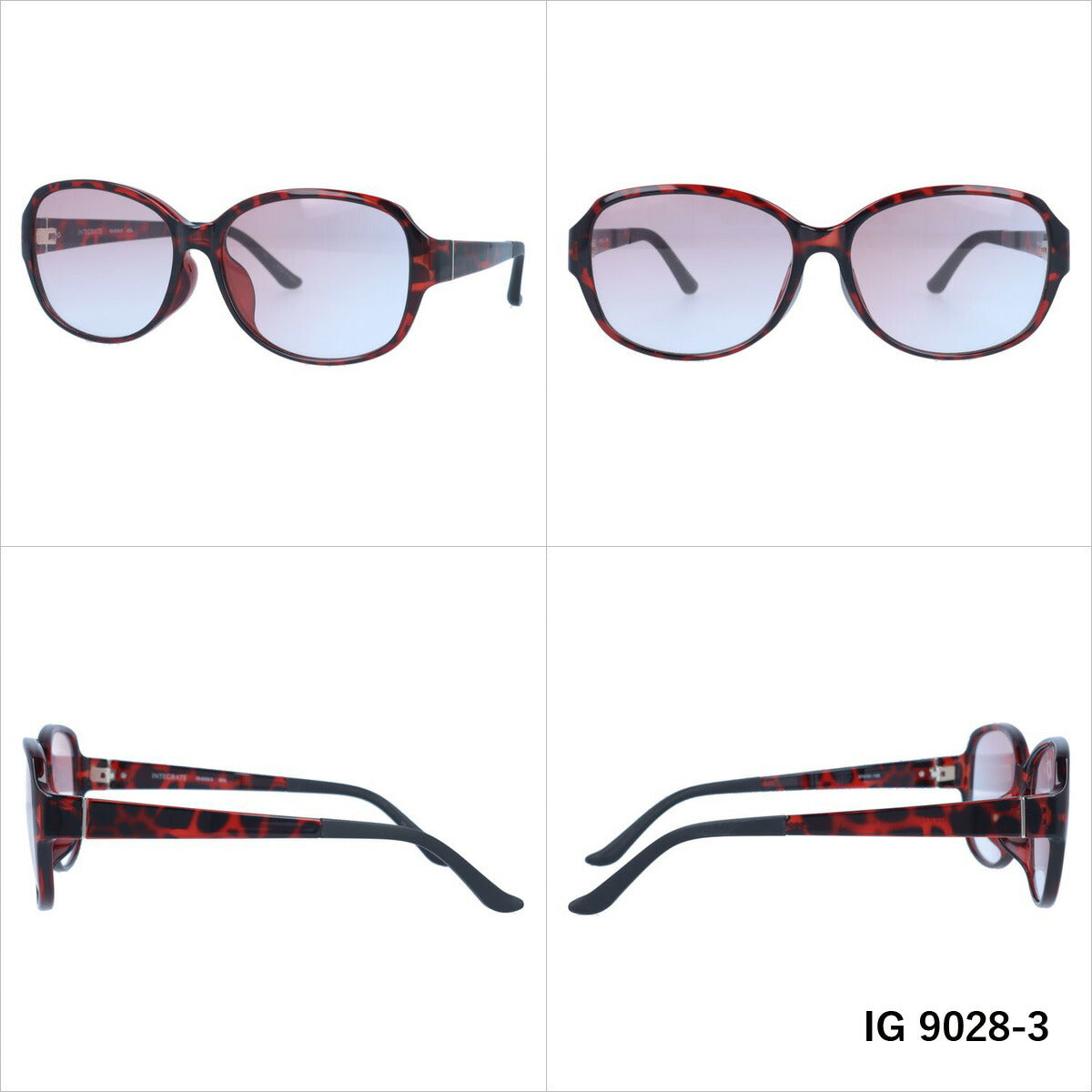 インテグレート サングラス アジアンフィット INTEGRATE IG 9028 全3カラー 57サイズ バタフライ ユニセックス メンズ レディース