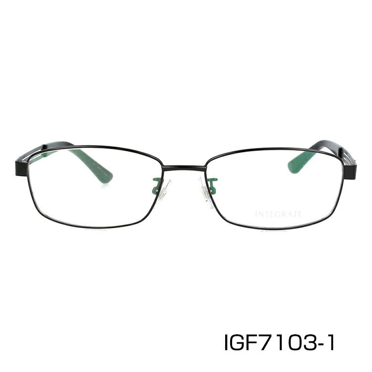 メガネ 眼鏡 おしゃれ INTEGRATE インテグレート IGF 7103 全3色 57サイズ スクエア型 レディース 女性 UVカット 紫外線 ブランド サングラス 伊達 ダテラッピング無料