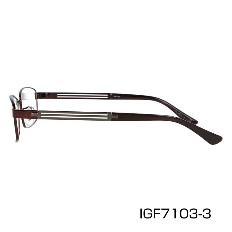 メガネ 眼鏡 おしゃれ INTEGRATE インテグレート IGF 7103 全3色 57サイズ スクエア型 レディース 女性 UVカット 紫外線 ブランド サングラス 伊達 ダテラッピング無料
