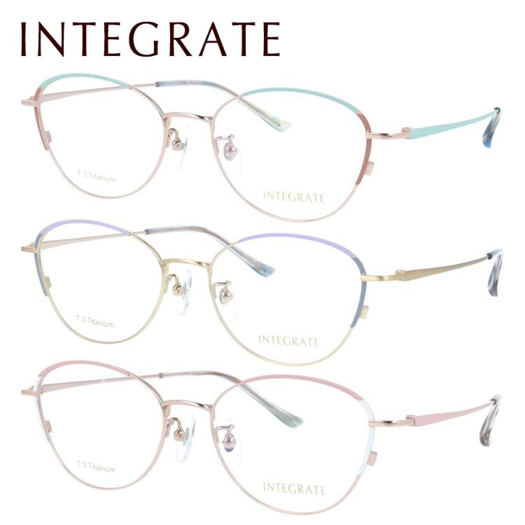 インテグレート メガネフレーム 伊達メガネ アジアンフィット(フルフィット) 調整可能ノーズパッド(クリングス) INTEGRATE IGF 8152 52サイズ 全3カラー オーバル型 ユニセックス メンズ レディース