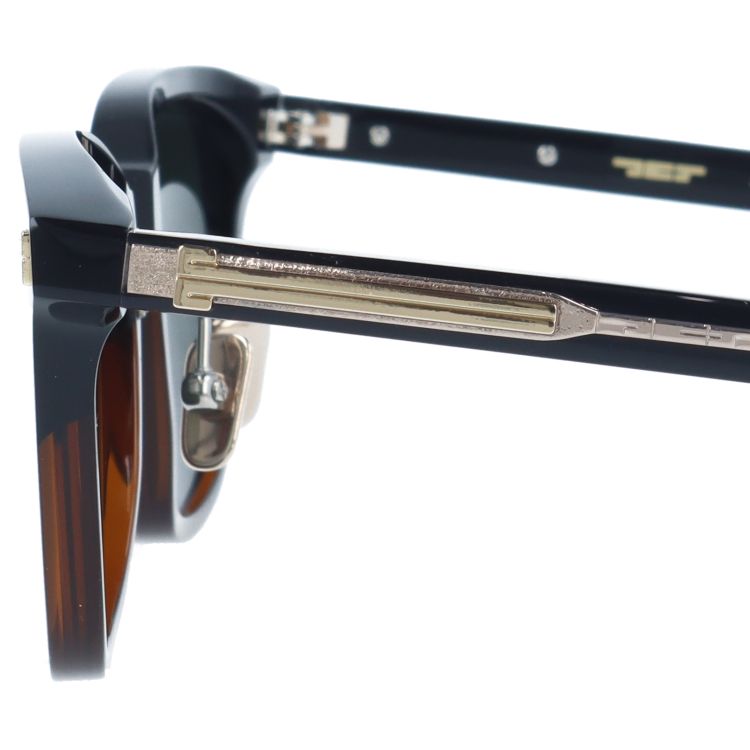 ジェイ サングラス ミラーレンズ JAY JAY-3 BLACK BROWN/GDM 49サイズ ウェリントン型 日本製 チャナティップモデル ユニセックス メンズ レディース
