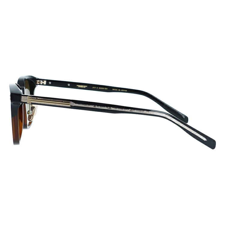 ジェイ サングラス ミラーレンズ JAY JAY-3 BLACK BROWN/BRH 49サイズ ウェリントン型 日本製 チャナティップモデル ユニセックス メンズ レディース