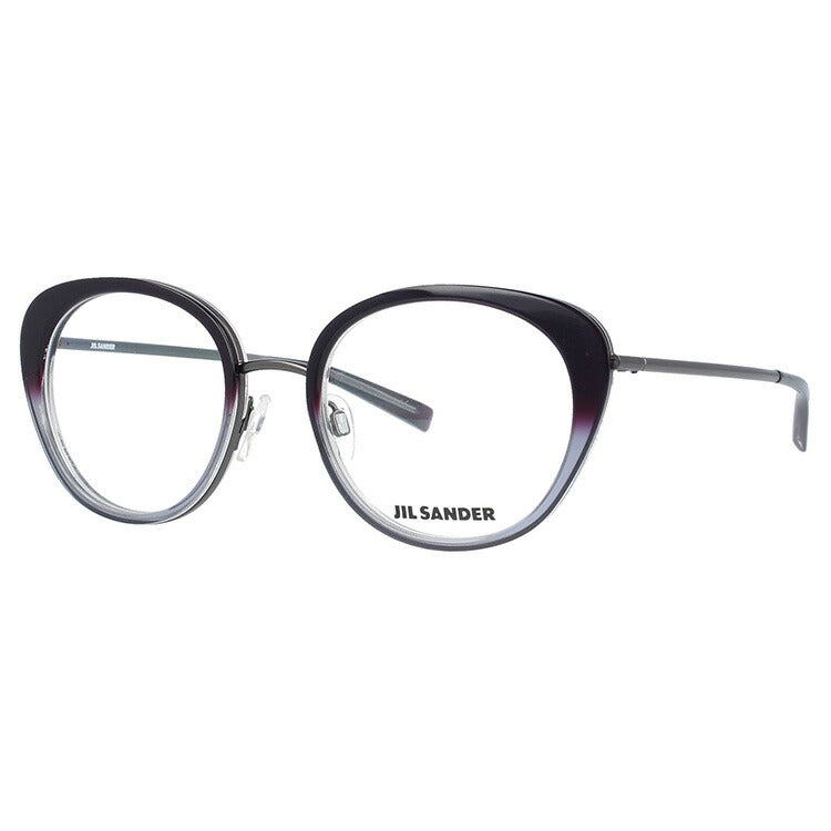 ジルサンダー メガネフレーム JIL SANDER 度付き 度なし 伊達 だて 眼鏡 メンズ レディース J2001-B 52サイズ レディース ボストン型 UVカット 紫外線 ラッピング無料
