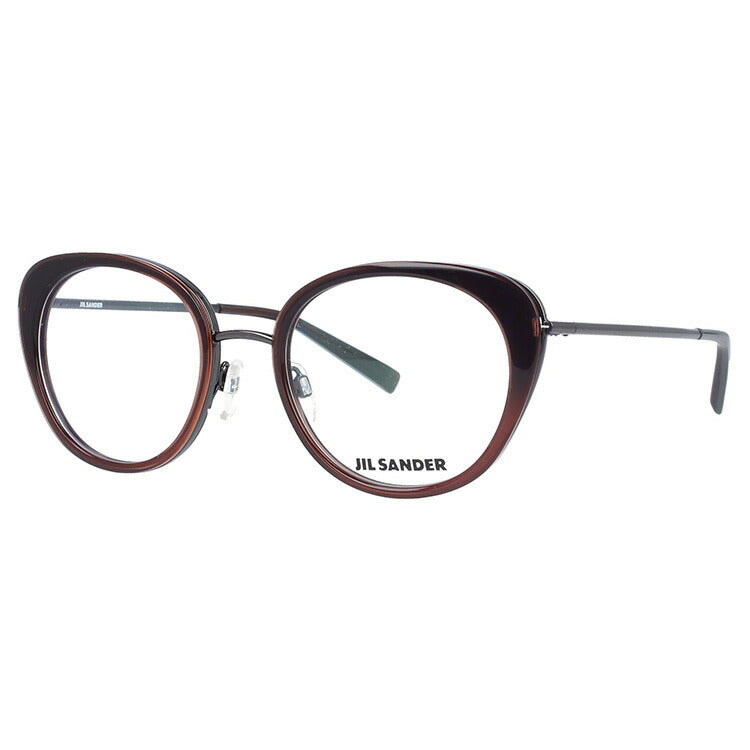 ジルサンダー メガネフレーム JIL SANDER 度付き 度なし 伊達 だて 眼鏡 メンズ レディース J2001-C 52サイズ レディース ボストン型 UVカット 紫外線 ラッピング無料