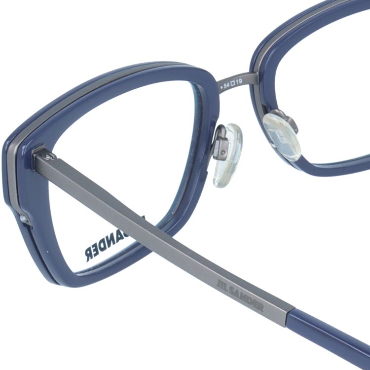 ジルサンダー メガネフレーム JIL SANDER 度付き 度なし 伊達 だて 眼鏡 メンズ レディース J2004-C 54サイズ レディース スクエア型 UVカット 紫外線 ラッピング無料