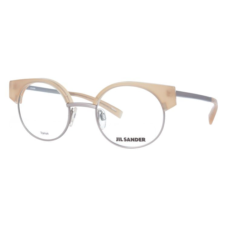 【選べる15色 ライトカラーレンズ】ジルサンダー ライトカラーレンズ サングラス JIL SANDER メンズ レディース J2006-B 48サイズ ラウンド型 UVカット 紫外線 ラッピング無料