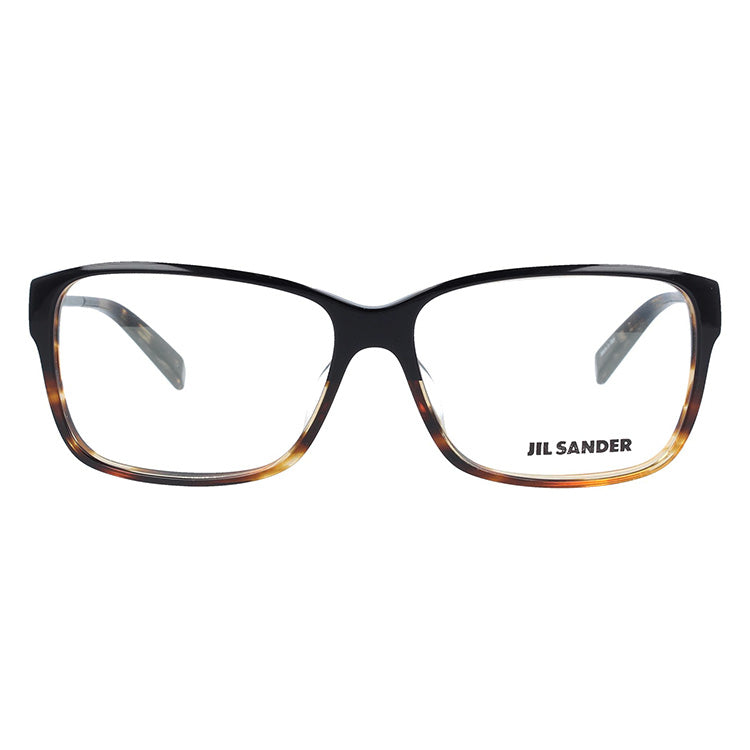 ジルサンダー メガネフレーム JIL SANDER 度付き 度なし 伊達 だて 眼鏡 メンズ レディース J4004-M 57サイズ アジアンフィット スクエア型 UVカット 紫外線 ラッピング無料