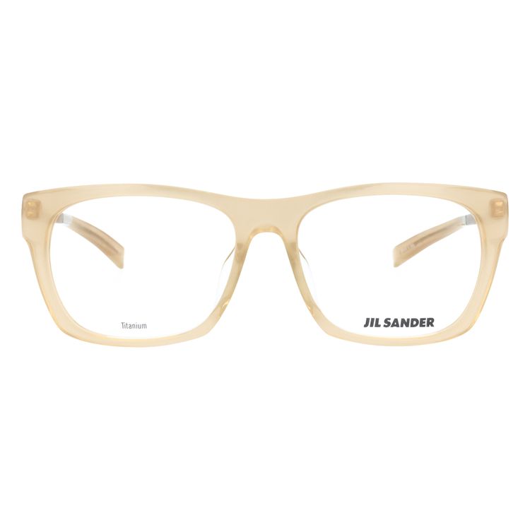 ジルサンダー メガネフレーム JIL SANDER 度付き 度なし 伊達 だて 眼鏡 メンズ レディース J4006-N 55サイズ アジアンフィット ウェリントン型 UVカット 紫外線 ラッピング無料