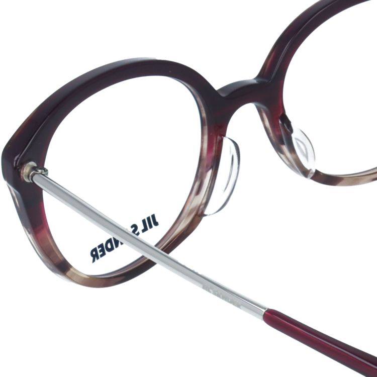 ジルサンダー メガネフレーム JIL SANDER 度付き 度なし 伊達 だて 眼鏡 メンズ レディース J4007-D 52サイズ レギュラーフィット レディース UVカット 紫外線 ラッピング無料