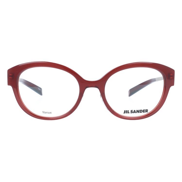ジルサンダー メガネフレーム JIL SANDER 度付き 度なし 伊達 だて 眼鏡 メンズ レディース J4010-D 52サイズ レギュラーフィット レディース UVカット 紫外線 ラッピング無料