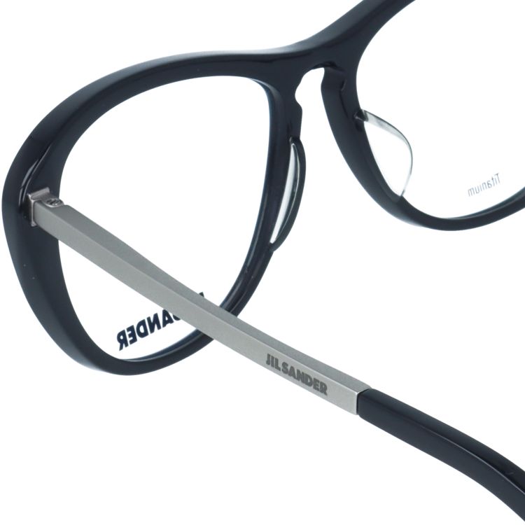 ジルサンダー メガネフレーム JIL SANDER 度付き 度なし 伊達 だて 眼鏡 メンズ レディース J4013-A 53サイズ レギュラーフィット レディース ウェリントン型 UVカット 紫外線 ラッピング無料