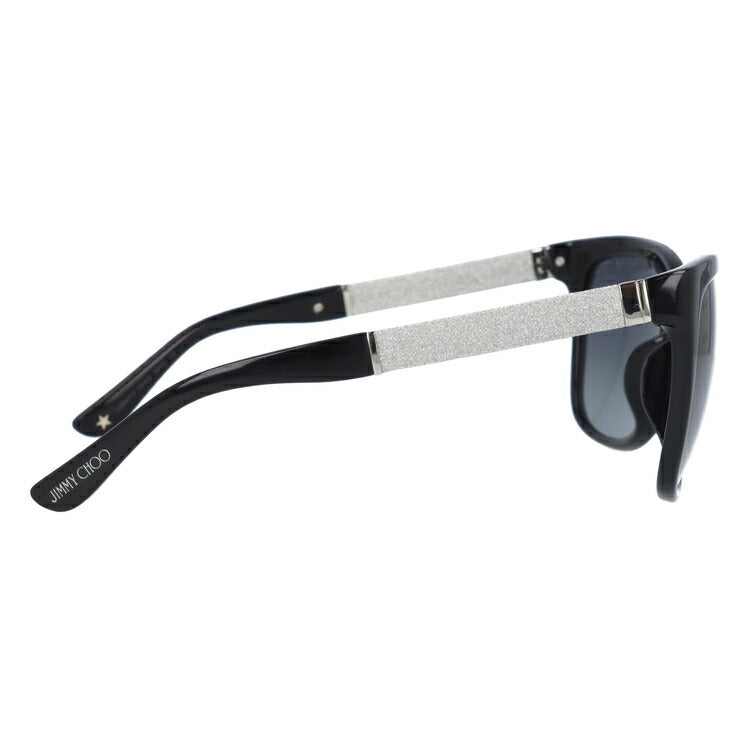【国内正規品】ジミーチュウ サングラス JIMMY CHOO CORA FS FA3/HD 58 ブラック/グリッター アジアンフィット スクエア型 レディース 女性用 UVカット 紫外線対策 UV対策 おしゃれ ギフト ラッピング無料